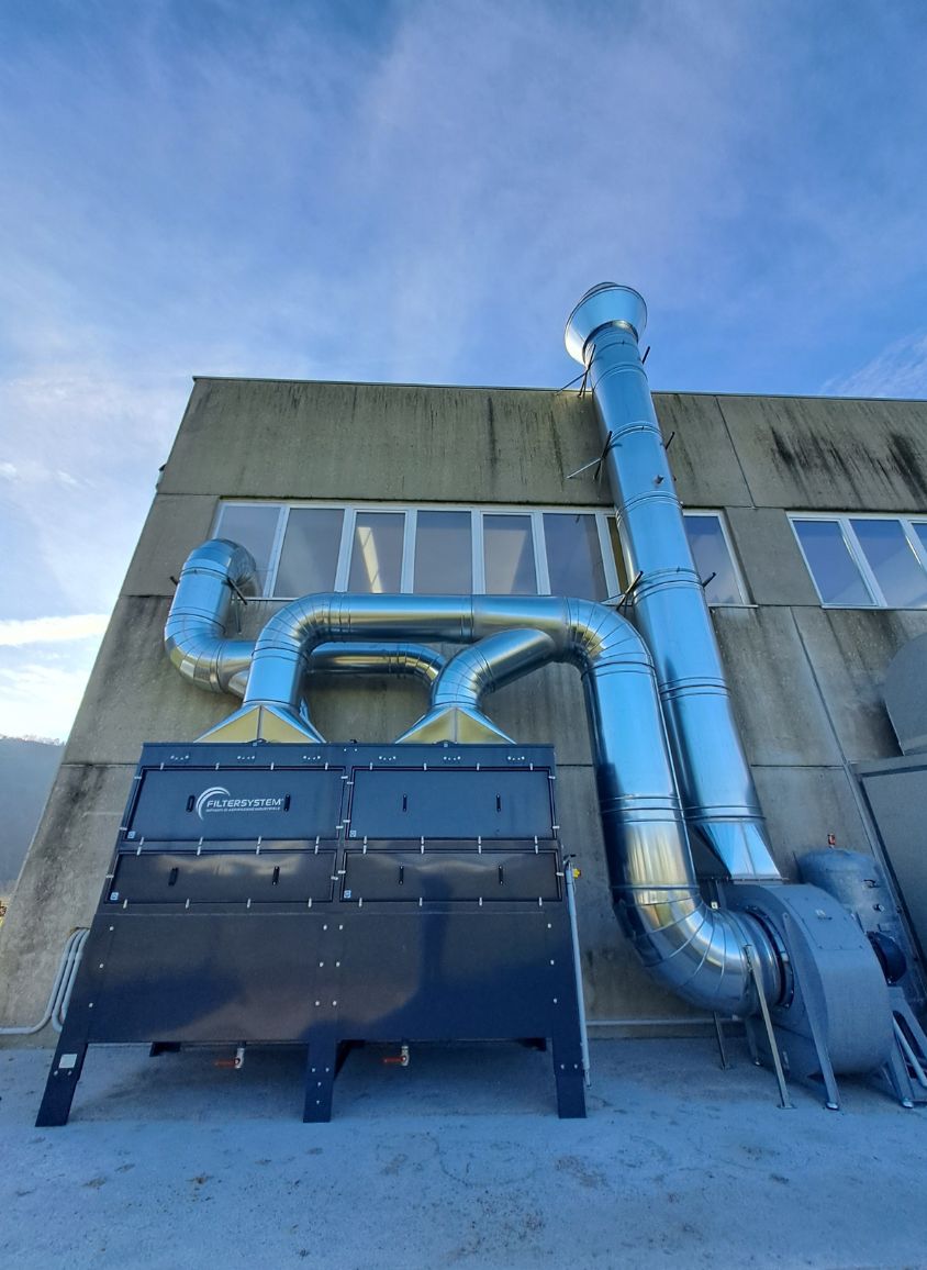 Aspirazione nebbie oleose Filtersystem