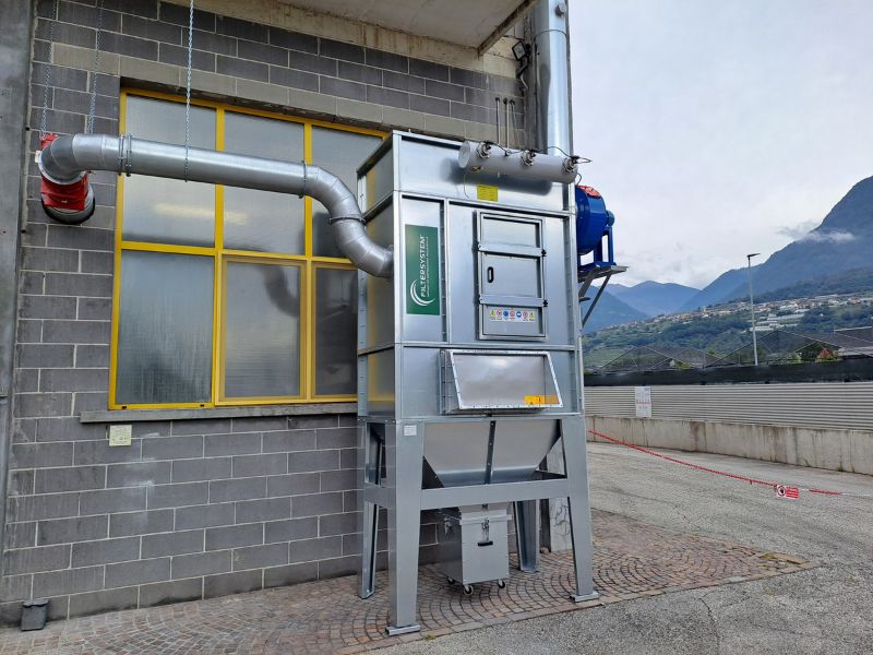 Impianti Atex aspirazione polveri farina a Bergamo