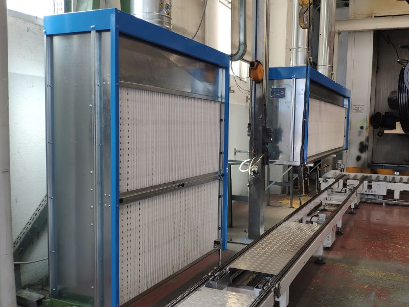 Verniciatura liquido partei aspiranti